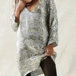 Jen’s Pirate Booty X Free People Checkered Sequin Mini Boombox Dress NWT $352